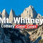 mt whitney lottery 2022
